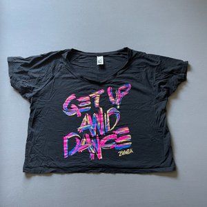 Zumba "Get Up and Dance" Tee L